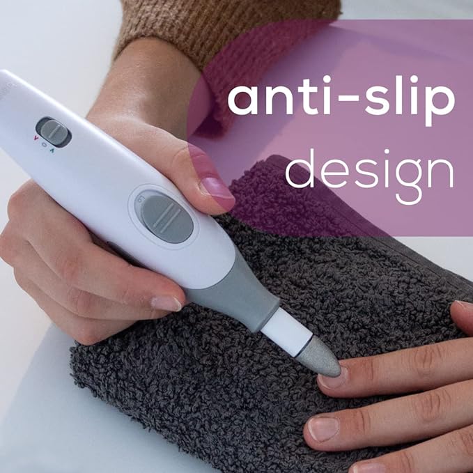 A Beurer - Set eléctrico de manicura y pedicura con potente lima de uñas con 7 accesorios y sistema de velocidad para cuidado de calidad de salón de manos y pies en casa