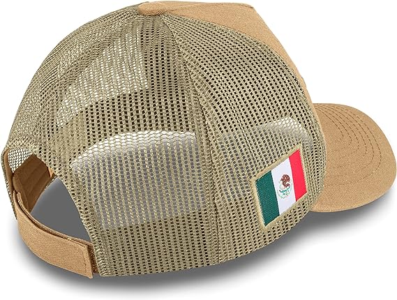 A Militar Fury Gorra para Hombre Rejilla Logo Águila, Gorra Hecho en México Tipo Camionero, Gorra Trucker Cap, Gorra de Malla para Hombre, Regalo para Hombre