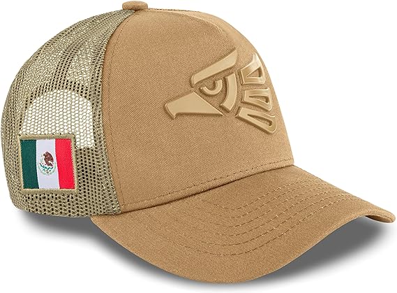 A Militar Fury Gorra para Hombre Rejilla Logo Águila, Gorra Hecho en México Tipo Camionero, Gorra Trucker Cap, Gorra de Malla para Hombre, Regalo para Hombre