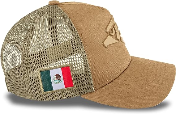 A Militar Fury Gorra para Hombre Rejilla Logo Águila, Gorra Hecho en México Tipo Camionero, Gorra Trucker Cap, Gorra de Malla para Hombre, Regalo para Hombre