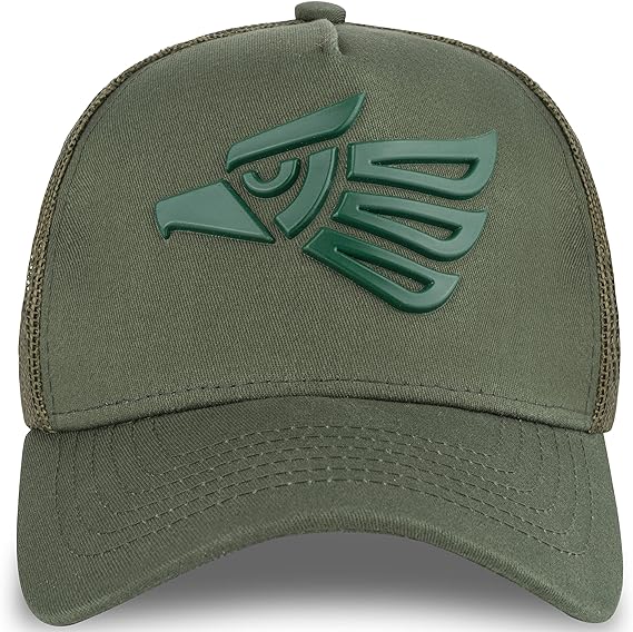 A Militar Fury Gorra para Hombre Rejilla Logo Águila, Gorra Hecho en México Tipo Camionero, Gorra Trucker Cap, Gorra de Malla para Hombre, Regalo para Hombre