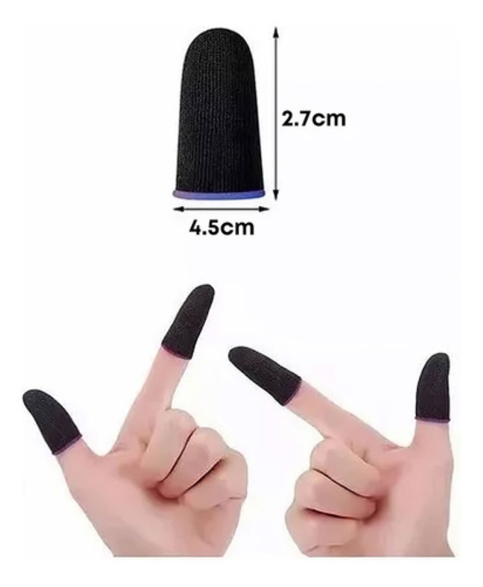 "Dedales Gamer Para Pantallas Táctiles 20 Piezas "