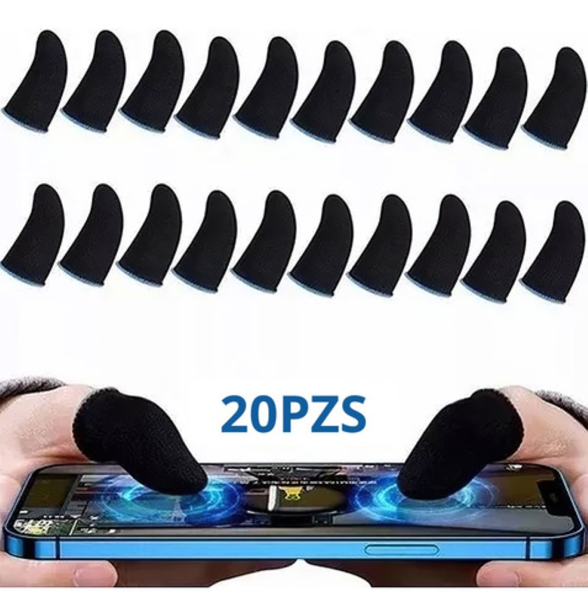 "Dedales Gamer Para Pantallas Táctiles 20 Piezas "