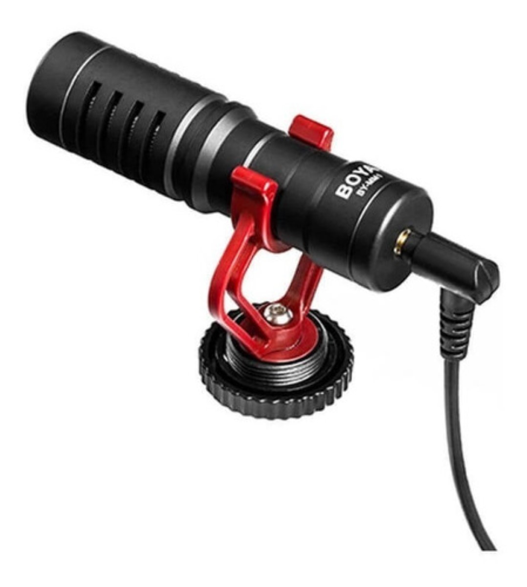 "Micrófono Boya BY-MM1 Condensador Cardioide color negro "