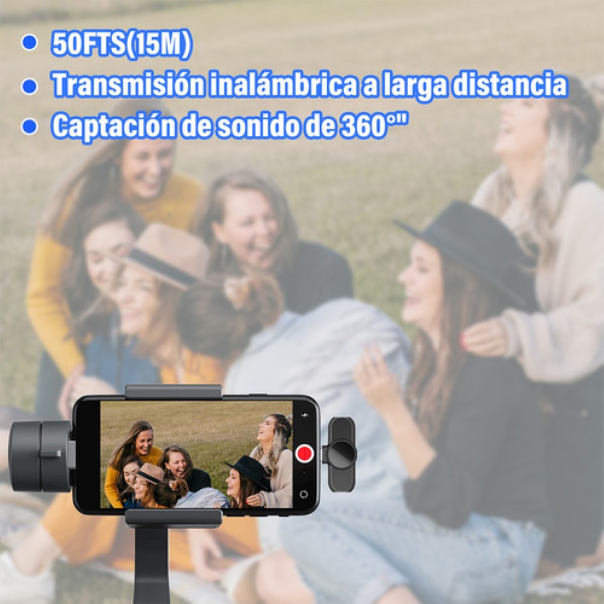 "2 Microfono Inalambrico Solapa Lavalier Para iPhone Android "