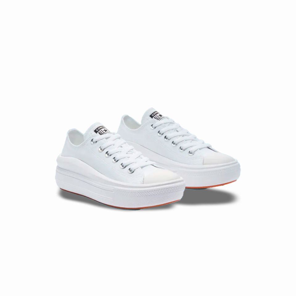 Tenis Converse de Plataforma Move Blancos en Choclo de Lona para Mujer