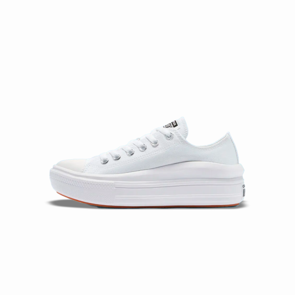 Tenis Converse de Plataforma Move Blancos en Choclo de Lona para Mujer