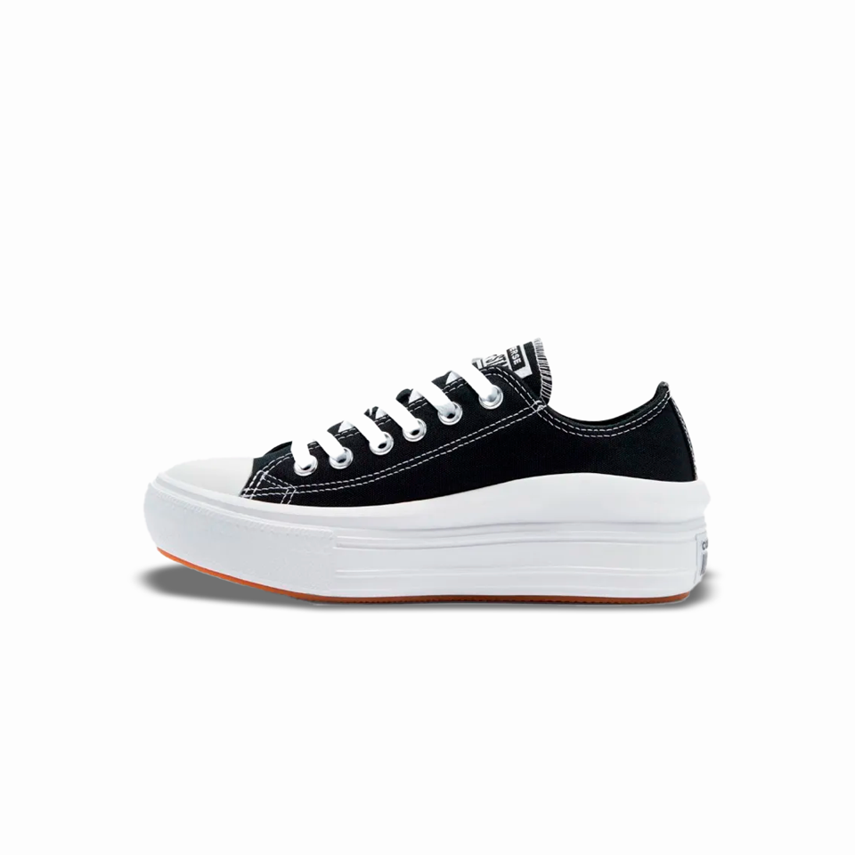 Tenis Converse de Plataforma Move Negros en Choclo de Lona para Mujer