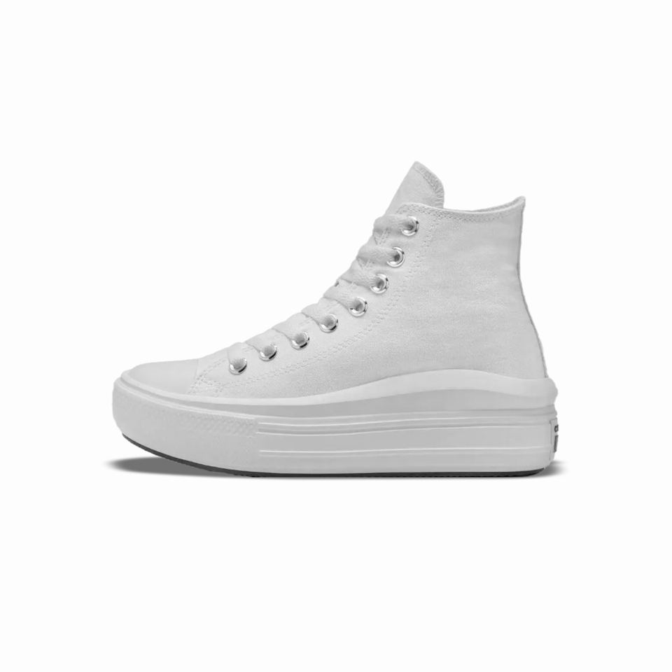 Tenis Converse de Plataforma Move Blancos en Bota de Lona para Mujer