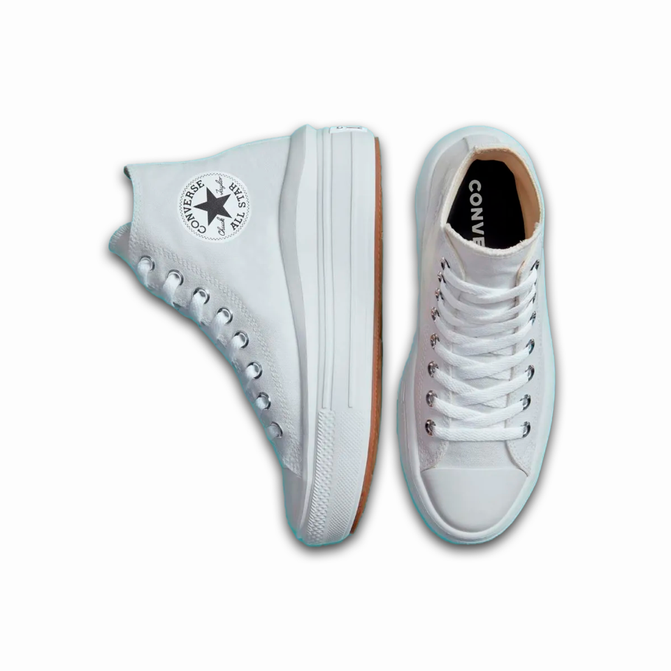 Tenis Converse de Plataforma Move Blancos en Bota de Lona para Mujer