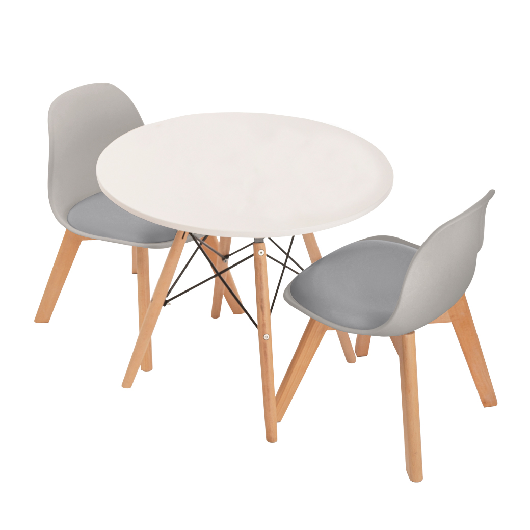 Set de 2 sillas y mesa eames infantil – Niños y Niñas – Duduk