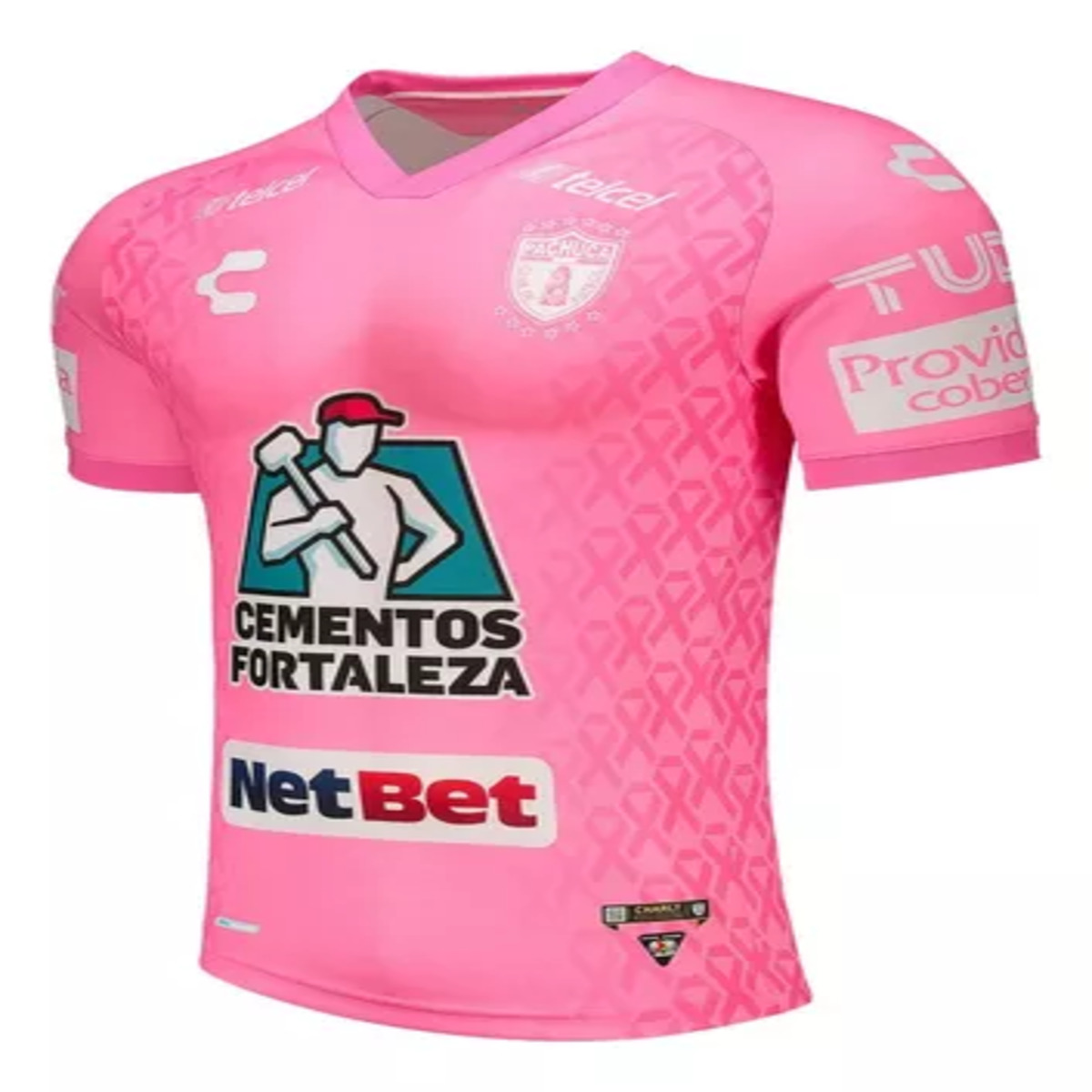 Jersey Charly Pachuca Hombre Pink 5019224030 2XCH.