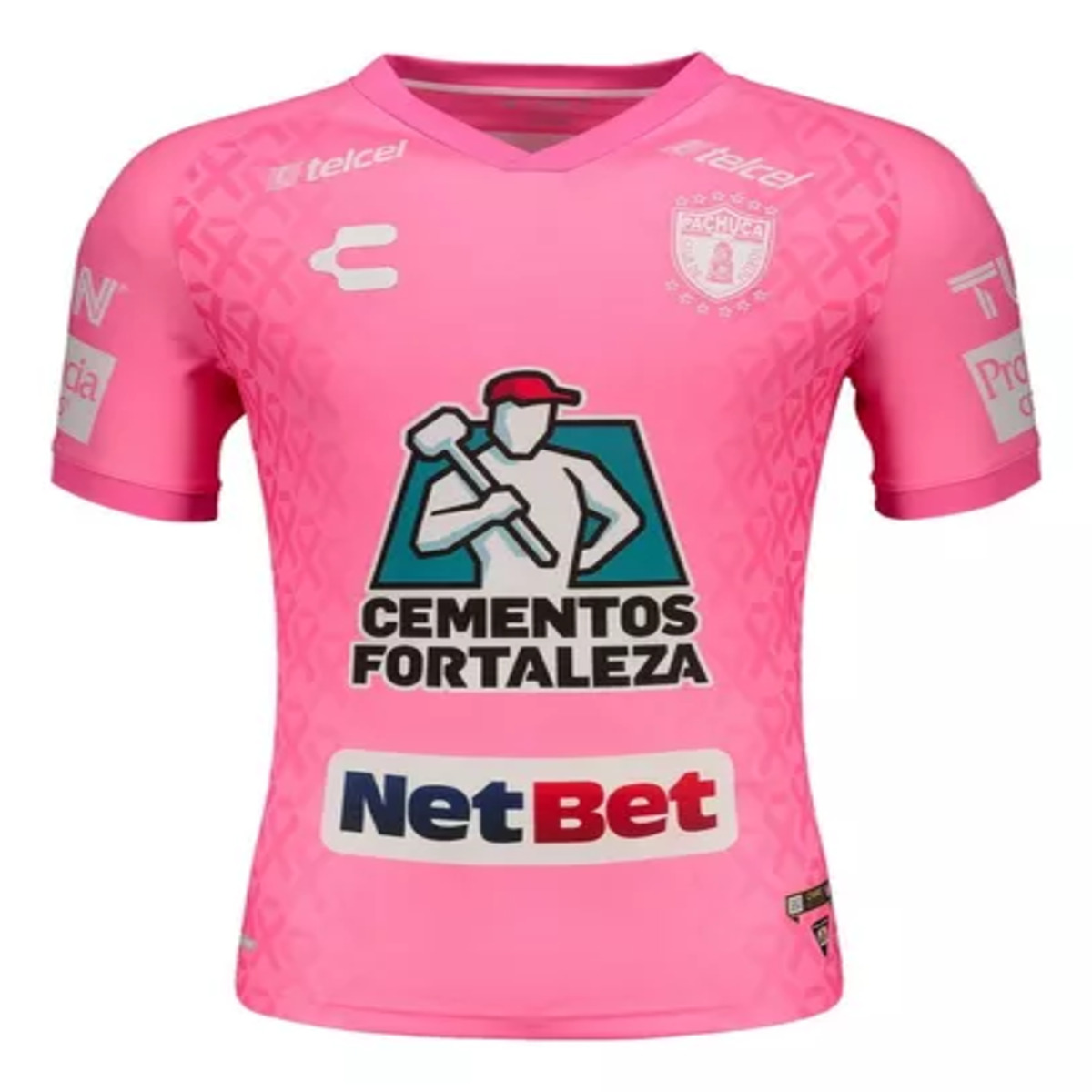 Jersey Charly Pachuca Hombre Pink 5019224030 2XCH.
