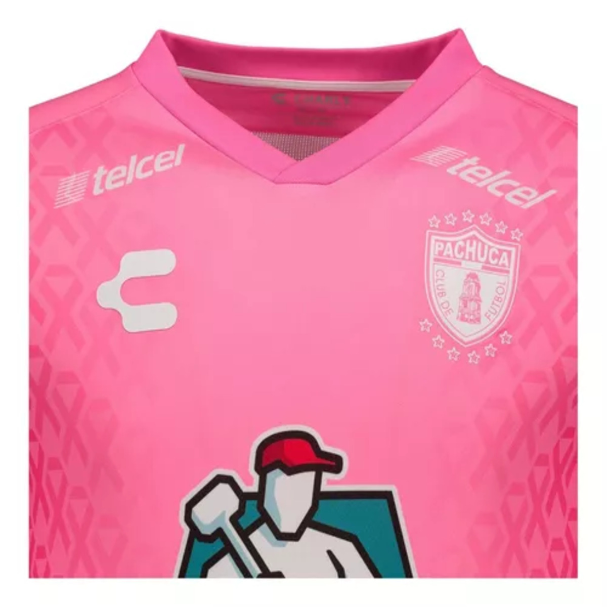 Jersey Charly Pachuca Hombre Pink 5019224030 2XCH.