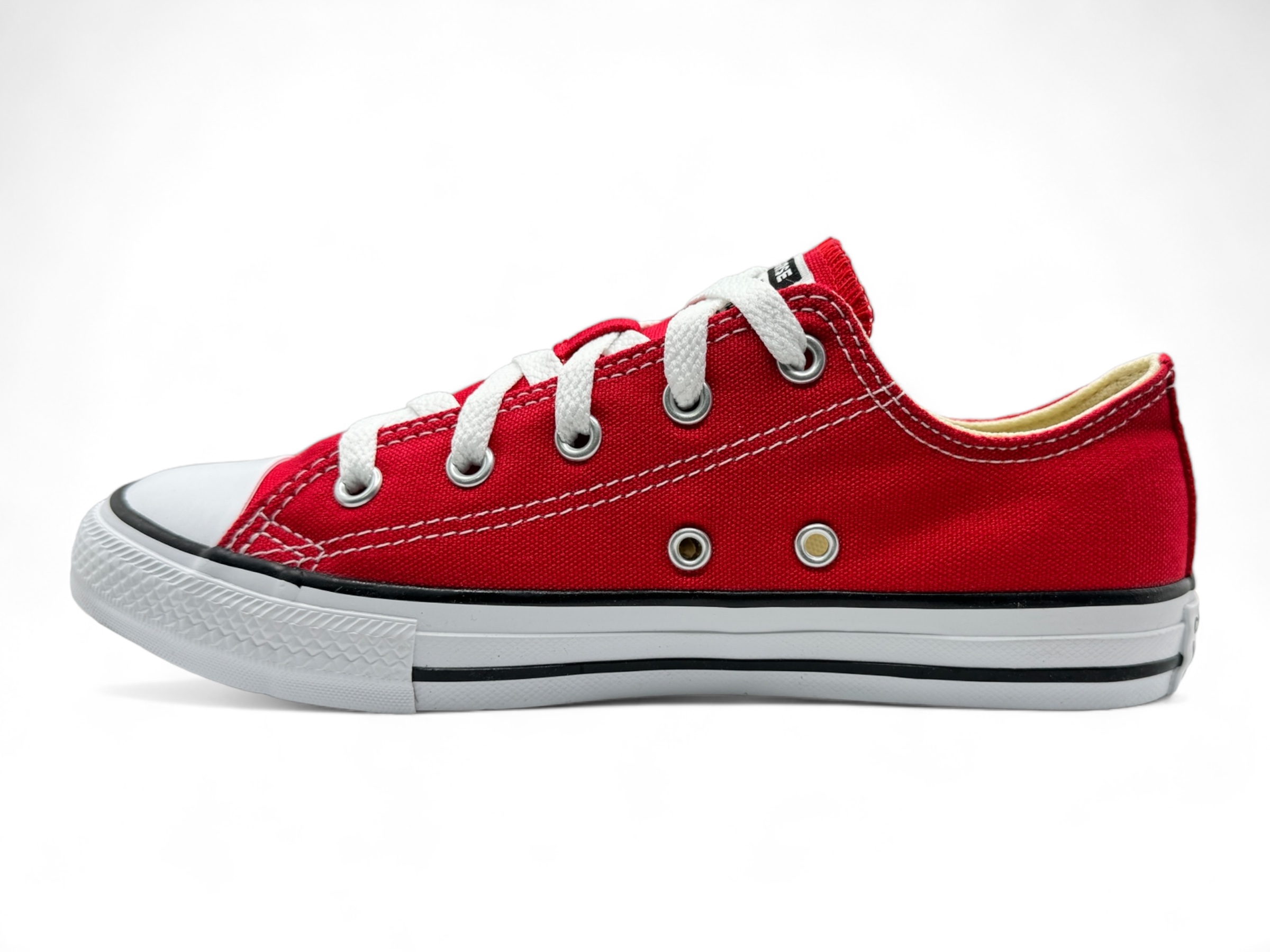 Tenis Converse Chuck Taylor Choclo Lona Rojo .