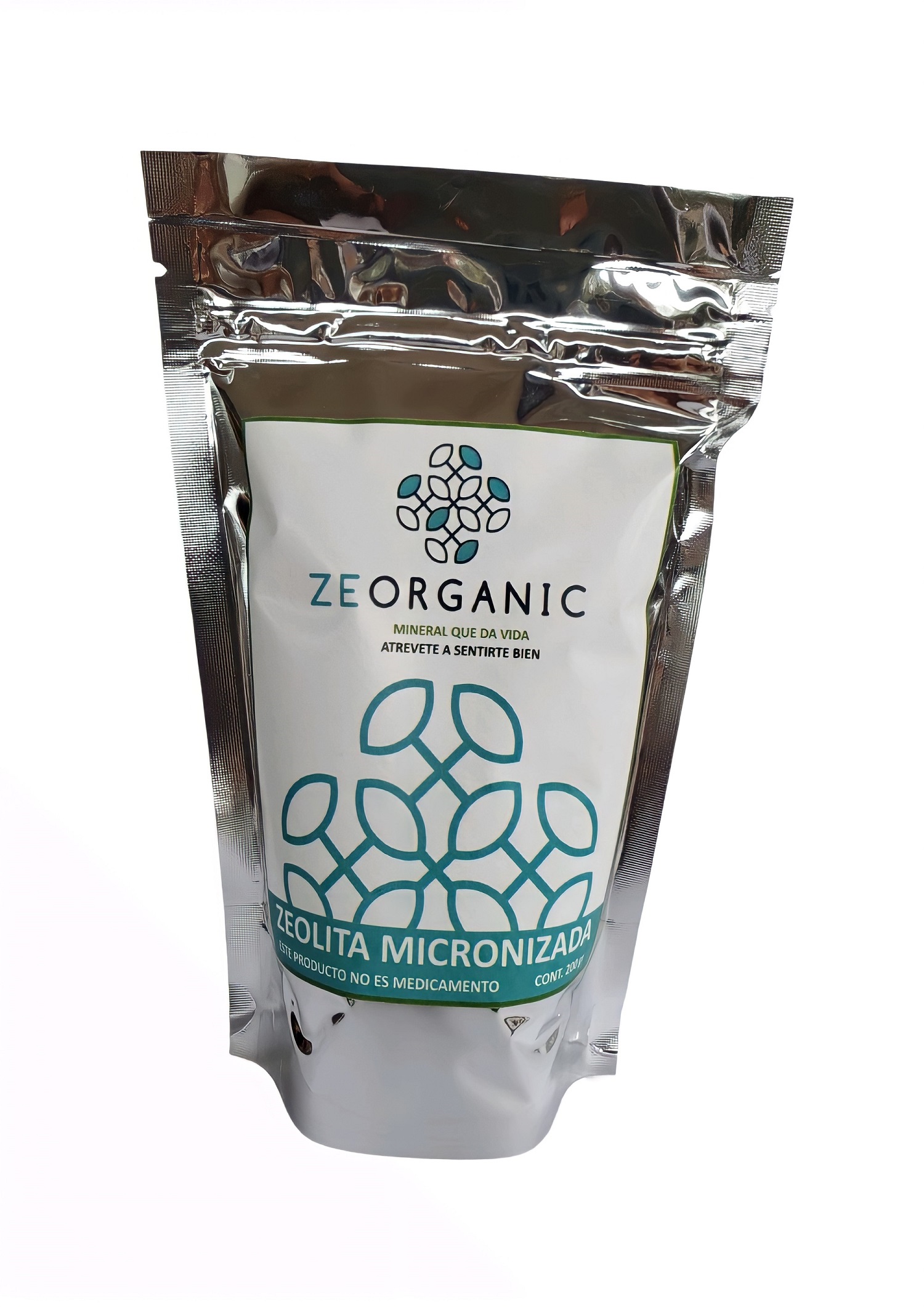 Zeolita micronizada 200 gramos micronizada 96% de pureza  y activada para consumo humano