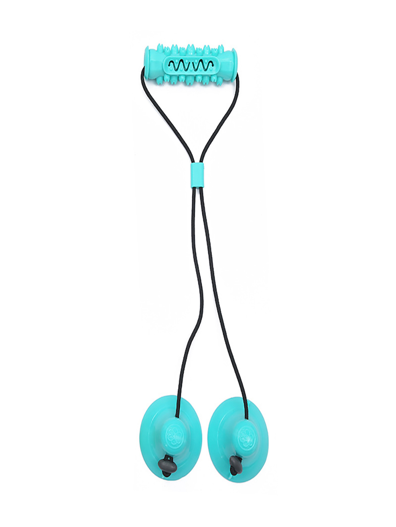 Juguete para Mascota con Mordedera y Doble Ventosa