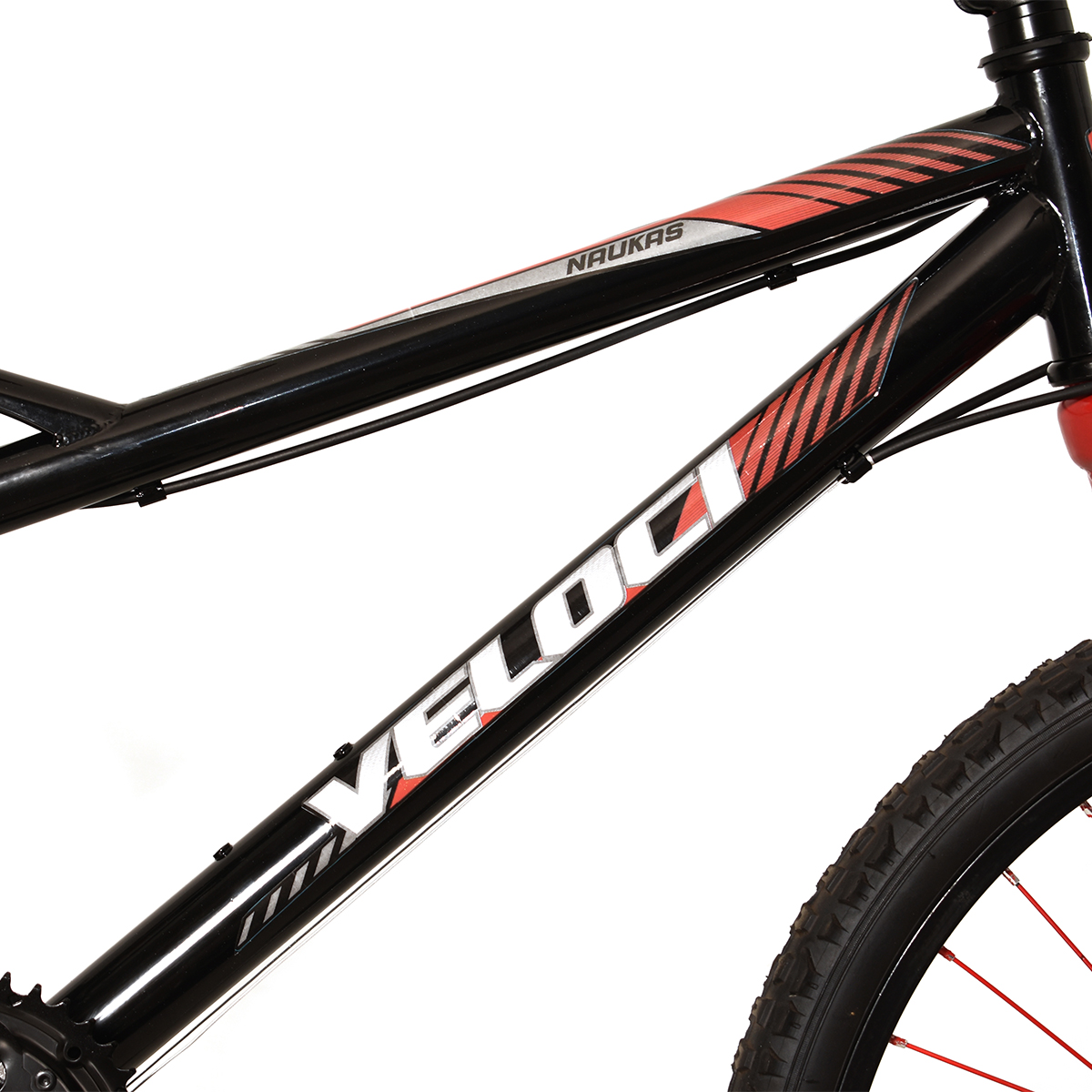 Bicicleta Veloci Naukas M/RING R24 Negro