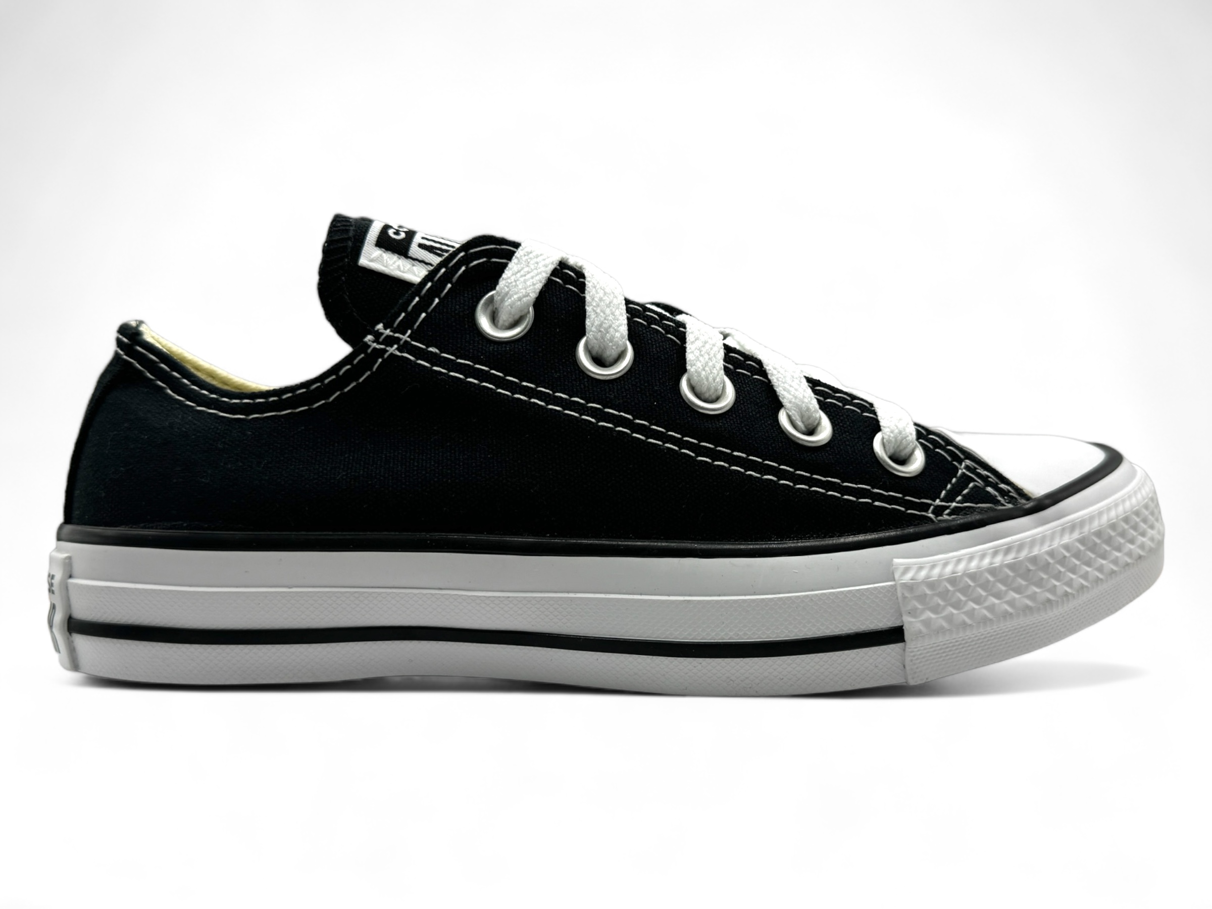 Tenis Converse Chuck Taylor Choclo Lona Negro .