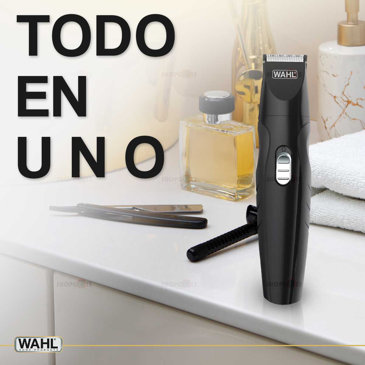 Wahl Maquina Recargable All In One Barba, Nariz Y Oídos