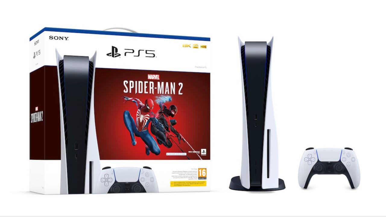 Sony PlayStation 5 Slim Disc Edition 1TB Incluye Spiderman 2