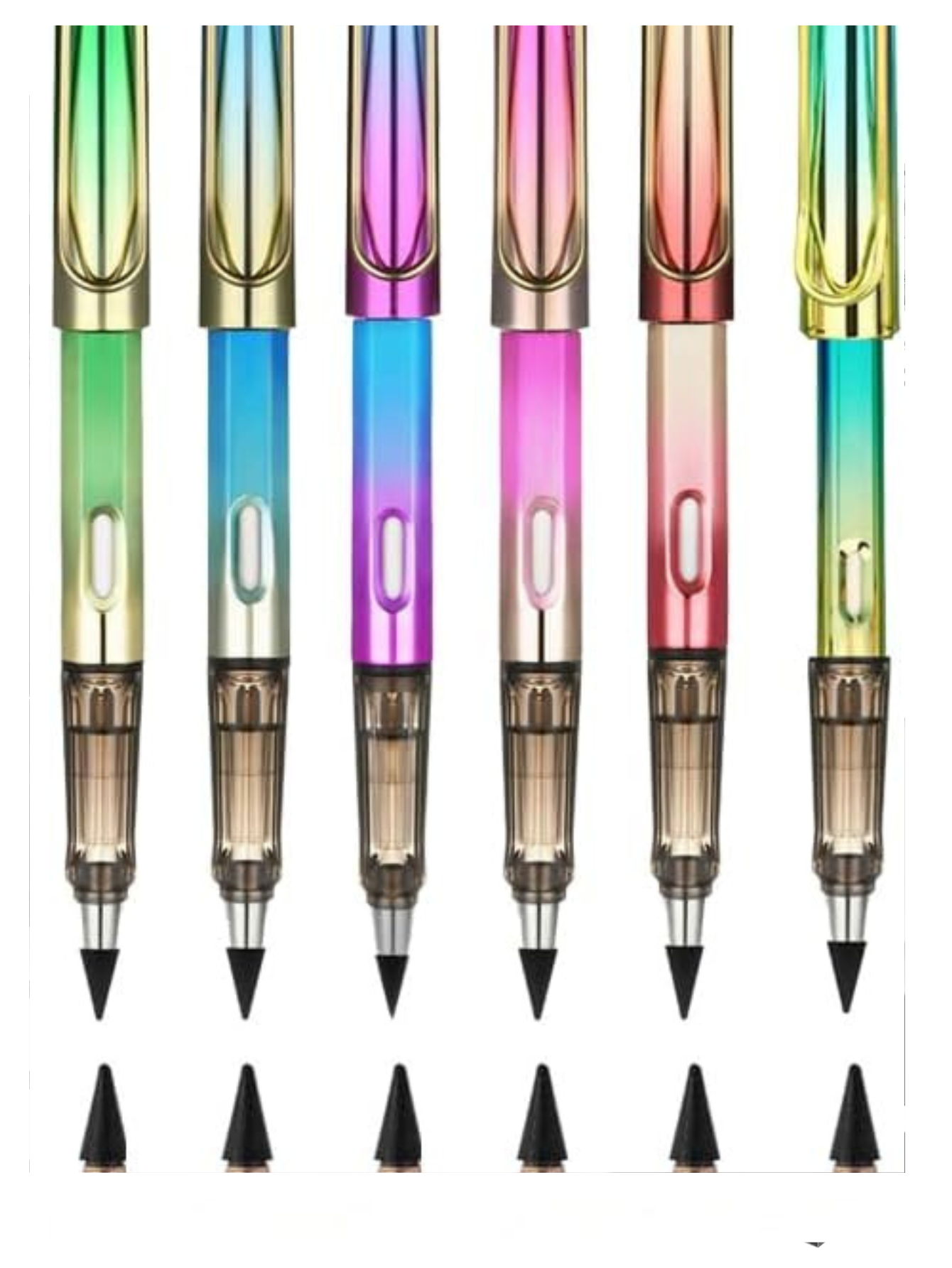 Lápiz infinito con borrador en paquete de 10 piezas 