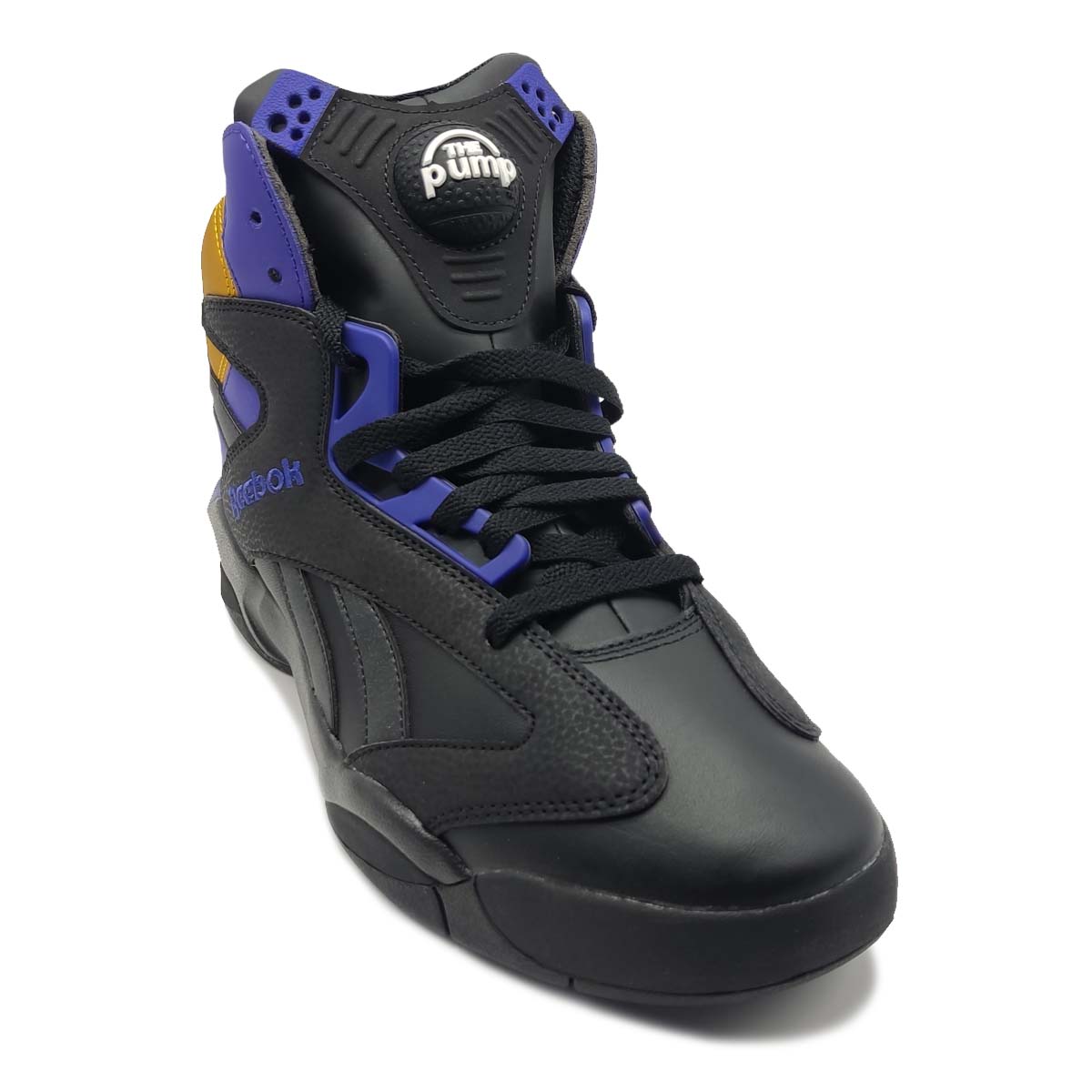 Reebok Shaq Attaq  Negro Morado Dorado Hombre Basquetbol Originales .