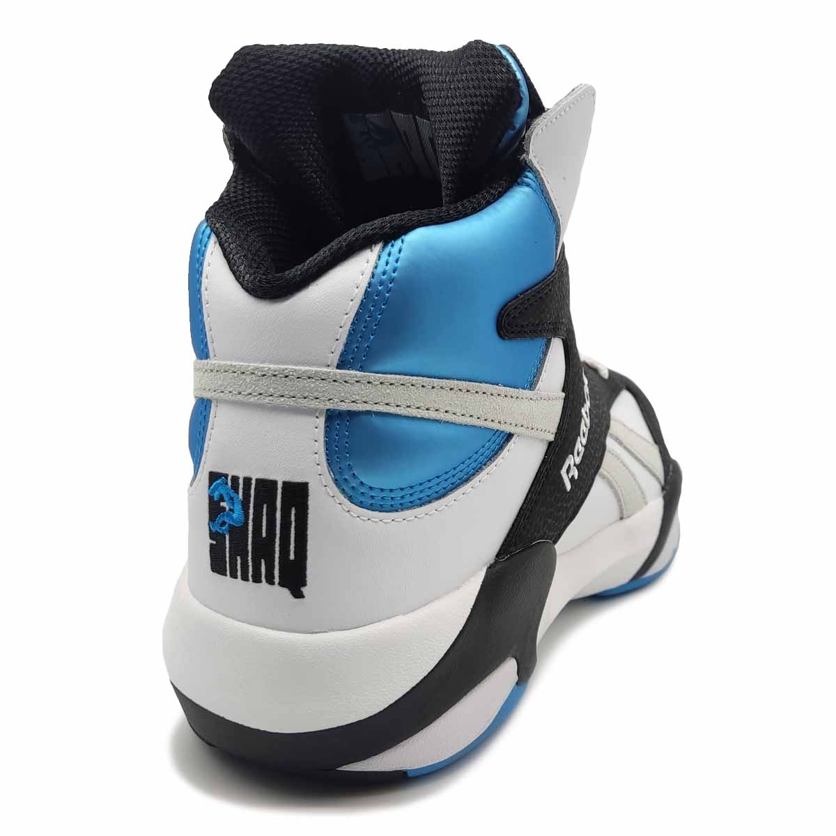 Reebok Shaq Attaq Blanco Negro Azul Metálico Hombre Basquetbol Original