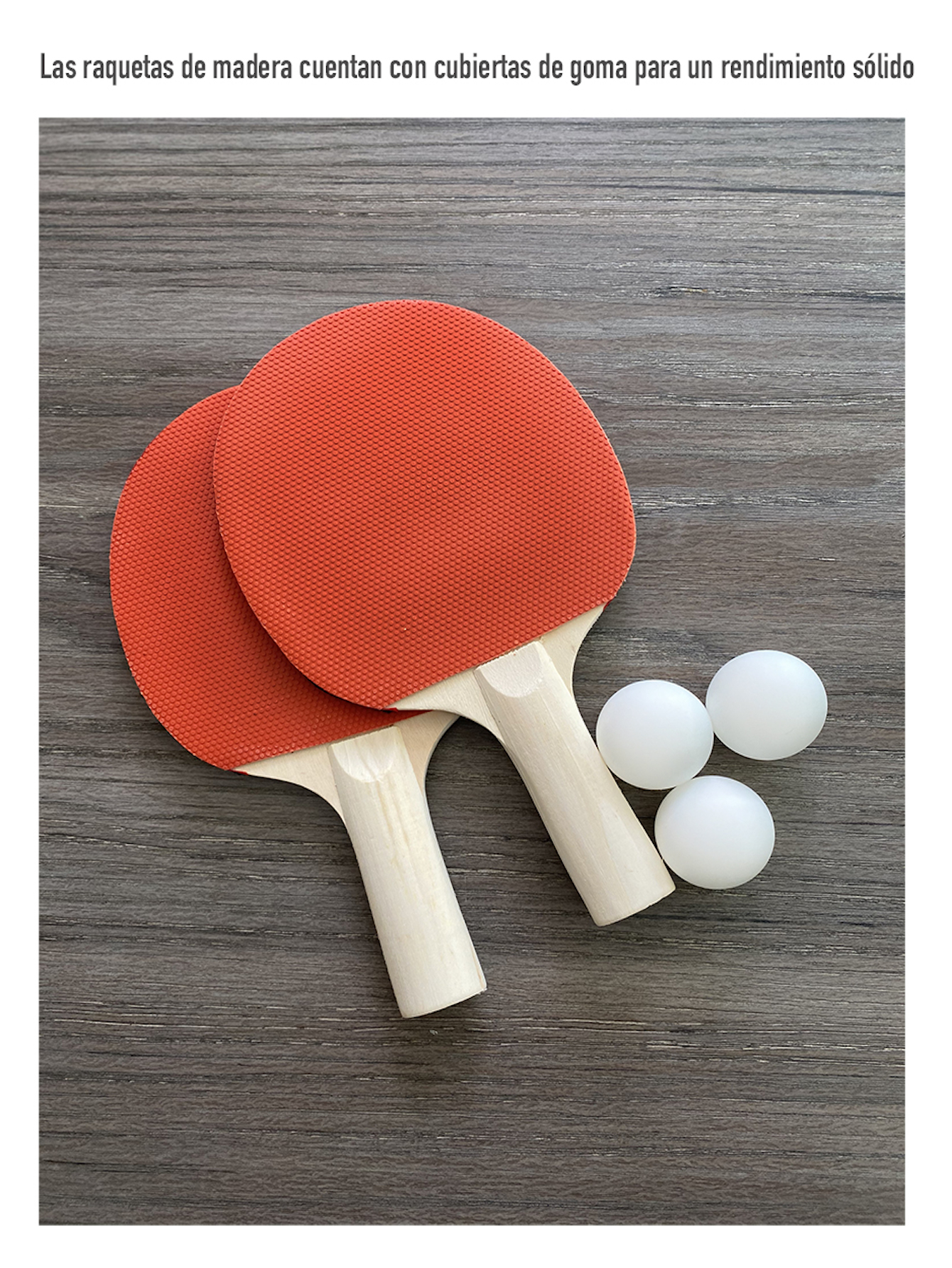 Juego de Ping Pong Portátil con 2 Raquetas y 3 Pelotas.