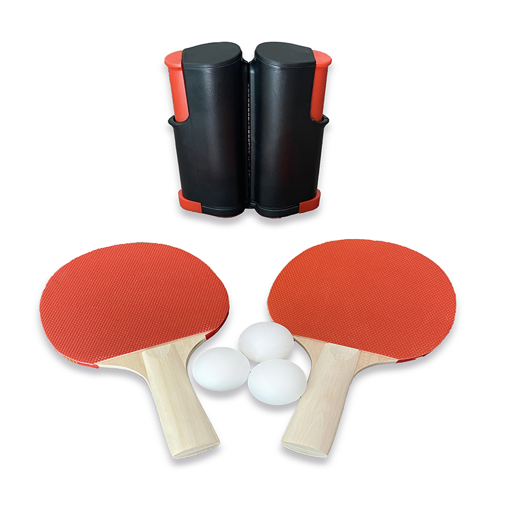 Juego de Ping Pong Portátil con 2 Raquetas y 3 Pelotas.