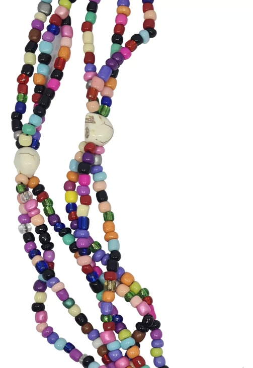 Mazo Personal Santa Muerte 7 Potencias: Ritualizado, Curado - Protección, Suerte, Prosperidad