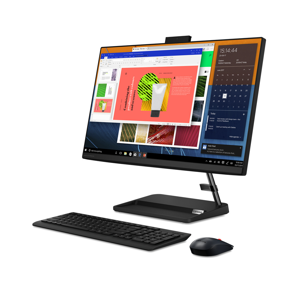 Lenovo IdeaCentre AIO 3 24ADA6 All-in-One 23.8", AMD Ryzen 5 3500U 2.10GHz, 8GB, 1TB + 128GB SSD, Windows 11 Home 64-bit, Negro.