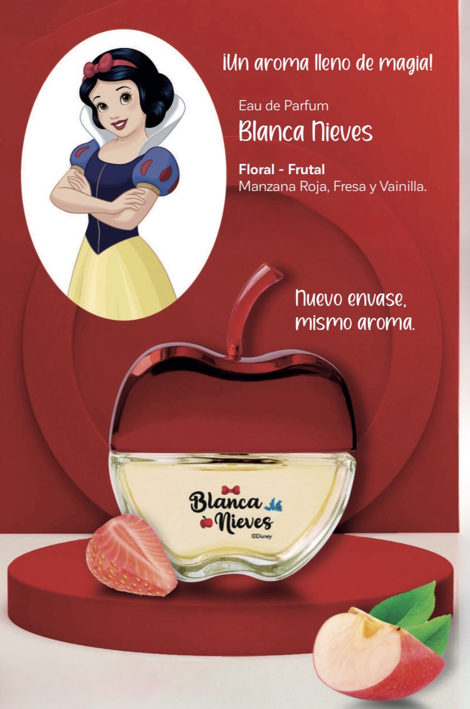 BLANCA NIEVES PERFUME INFANTIL FRAGANCIA INFANTIL PARA NIÑAS Y JOVENCITAS AROMA MUY DURADERO EN HERMOSA PRESENTACIÓN
