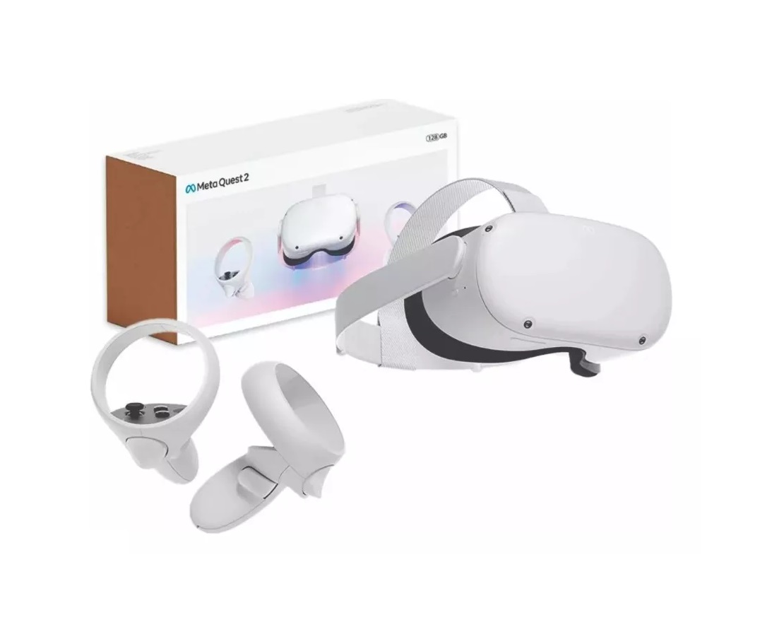 Oculus Meta Quest 2 Gafas Inmersivas De Realidad Virtual, 128 Gb Color Blanco.