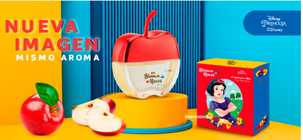 BLANCA NIEVES PERFUME INFANTIL FRAGANCIA INFANTIL PARA NIÑAS Y JOVENCITAS AROMA MUY DURADERO EN HERMOSA PRESENTACIÓN
