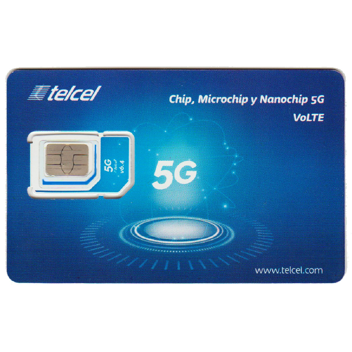 SIM Chip Telcel Amigo Sin Límite 50.