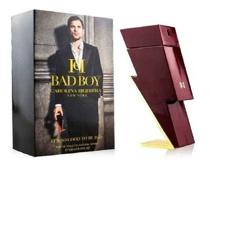 Perfume Bad Boy By Carolina Herrera Para Caballero 100 ml rojo