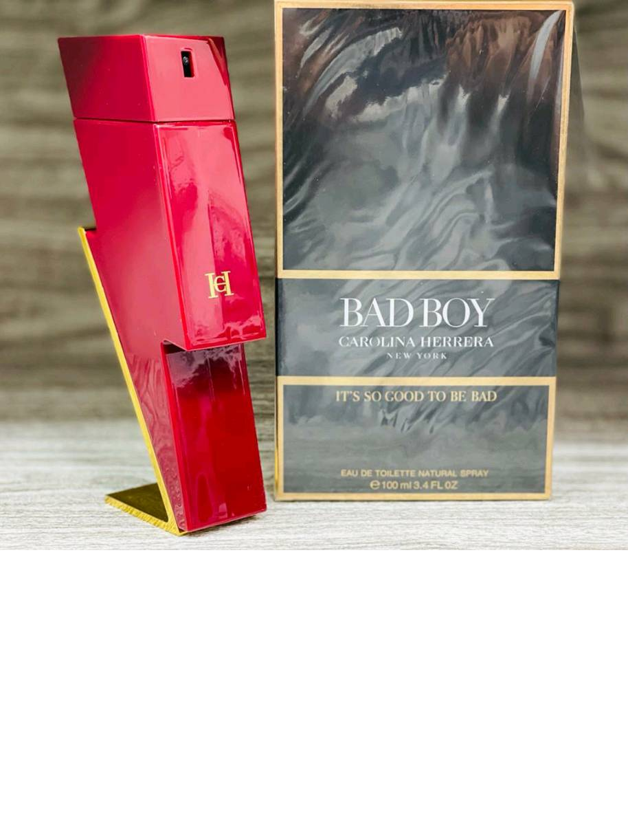 Perfume Bad Boy By Carolina Herrera Para Caballero 100 ml rojo