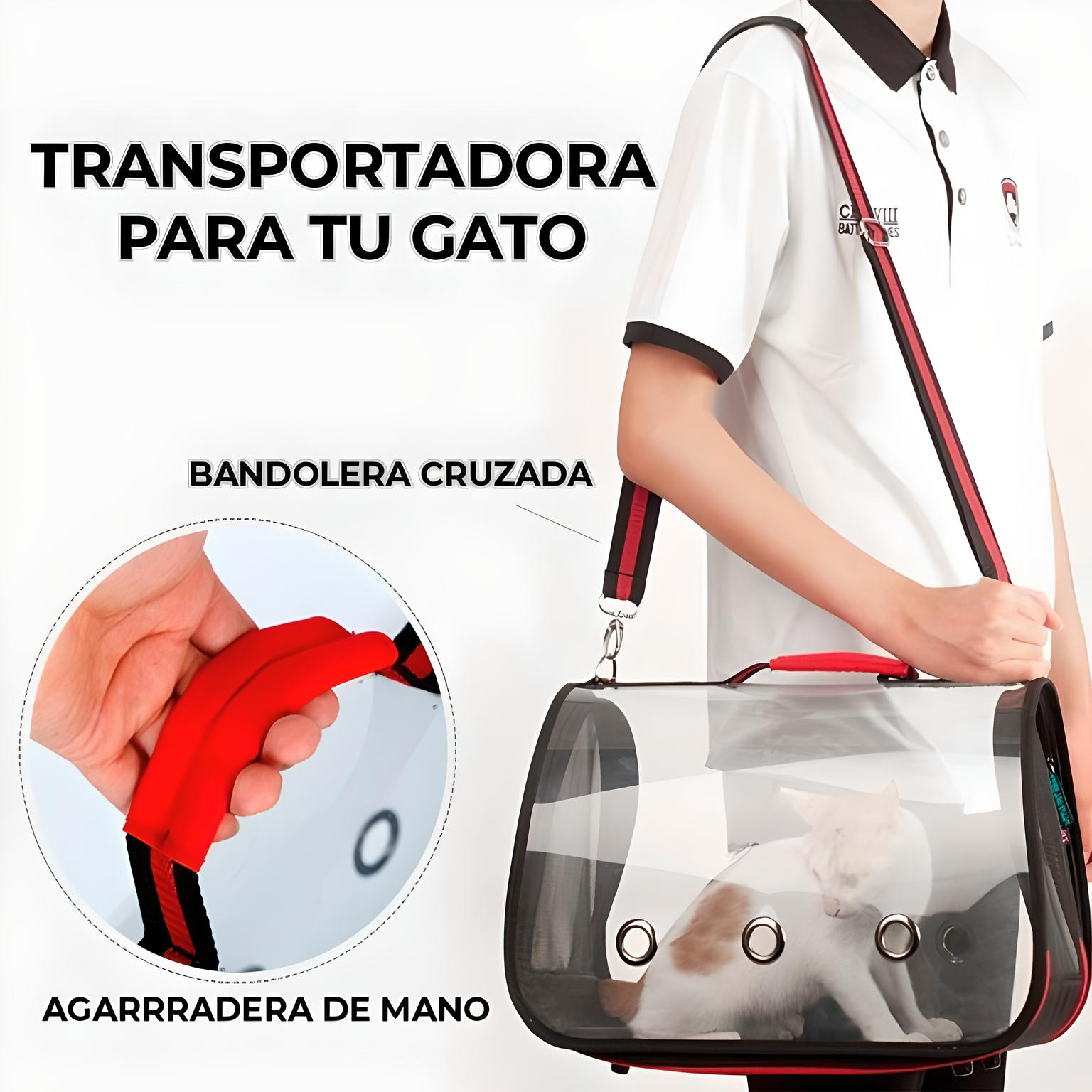 Mochila Grande Transportadora Viaje Para Mascota Perro Gato