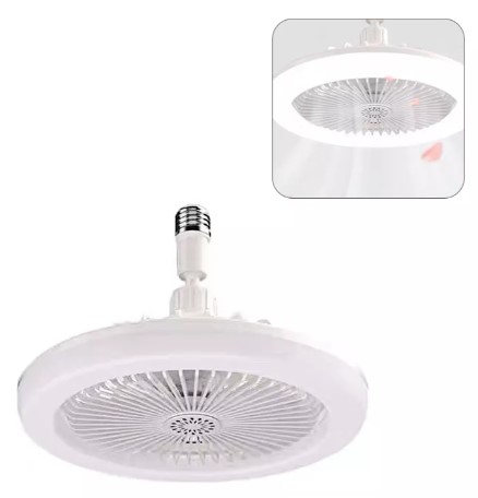 Ventilador De Techo Led Luz Inteligente Abanico Techo Color Blanco T