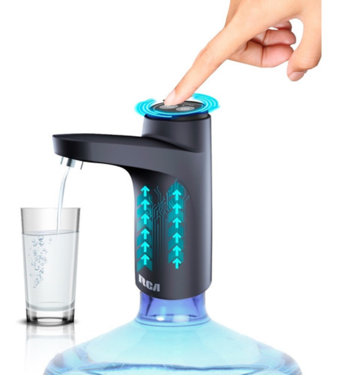 "Rca Dispensador De Agua Eléctrico Rc-wd2 Color Negro "