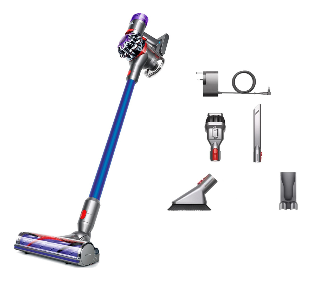 Aspiradora Sin Cable Dyson V8 Origin Extra Níquel/azul