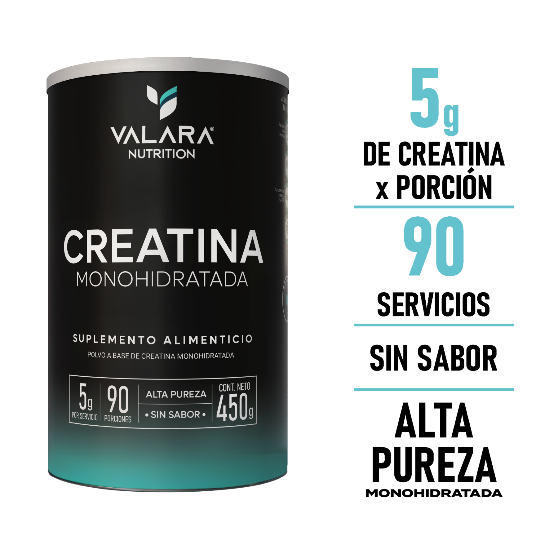 Creatina Monohidratada Valara 450 g