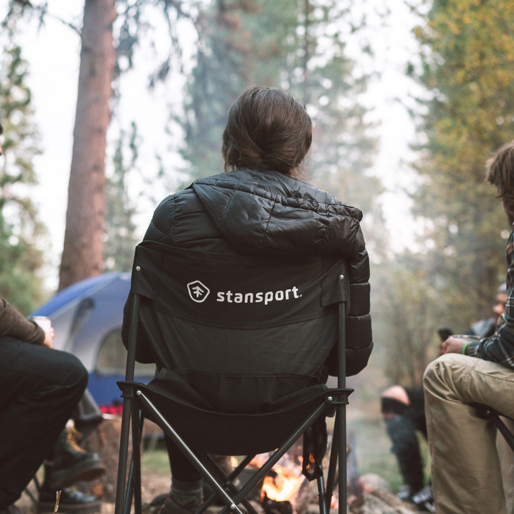 Silla con respaldo plegable para campismo y playa Stansport G-390