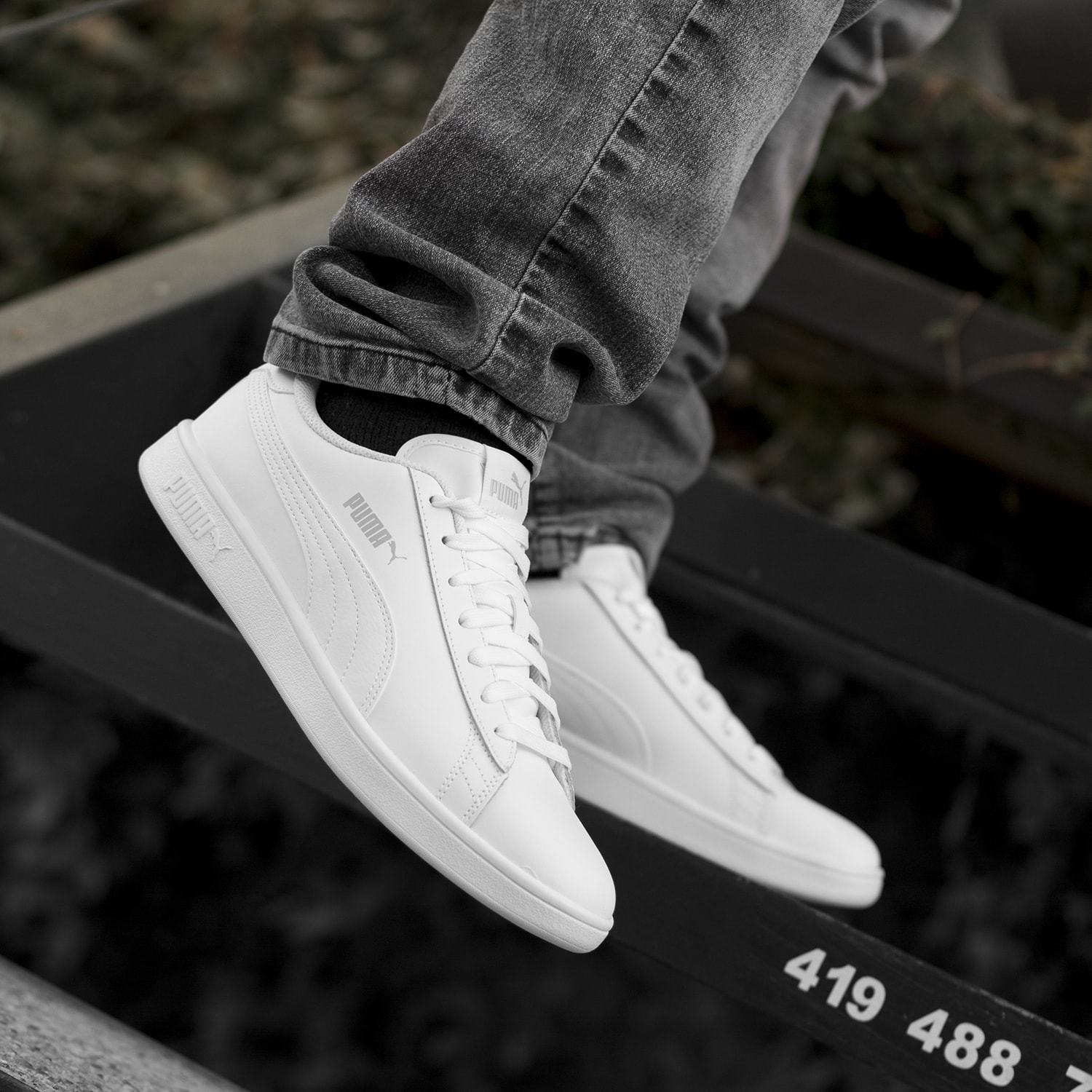 Tenis Puma Smash V2 L - 36521507 - Blanco - Hombre 