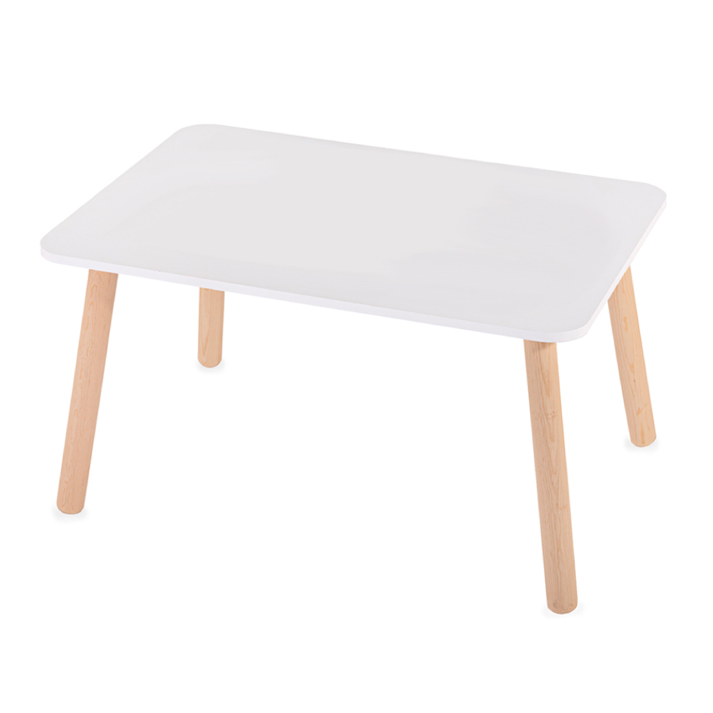 Comedor para Niños de Preescolar – 2 Sillas Eames y Mesa Rectangular- Duduk 