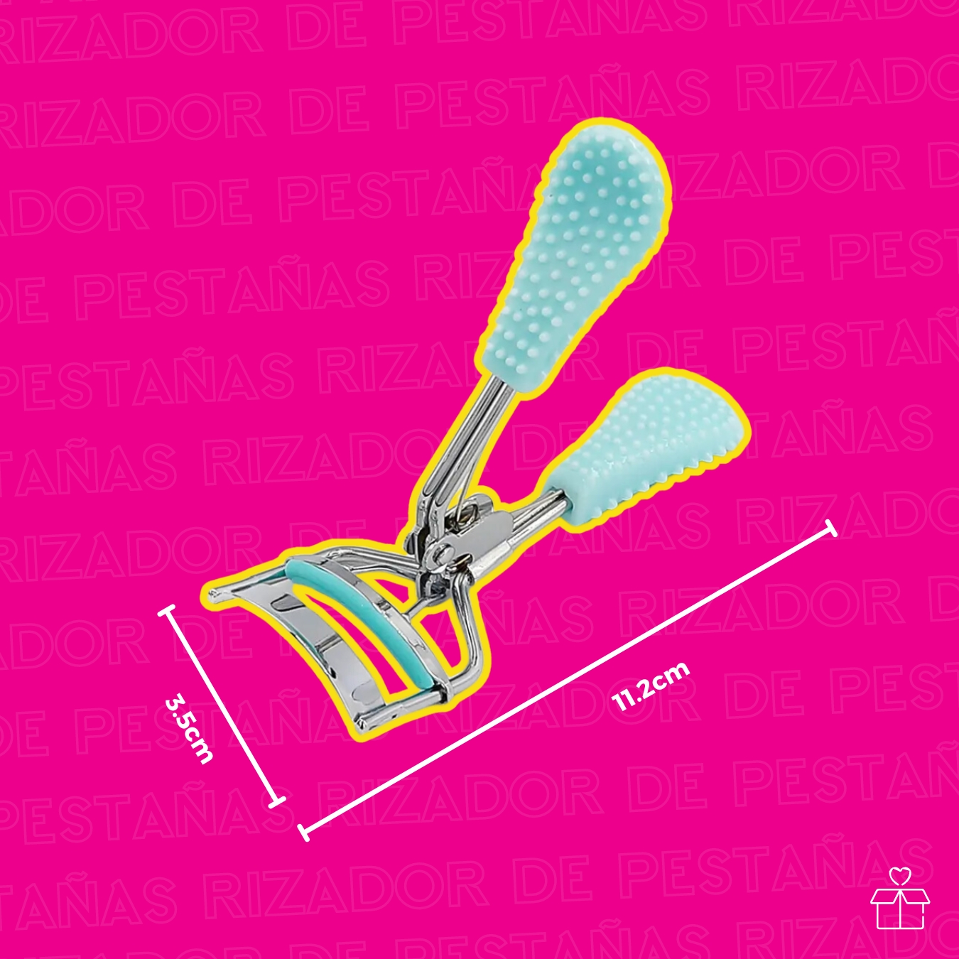 Enchinador Rizador De Pestañas Con Cepillo.