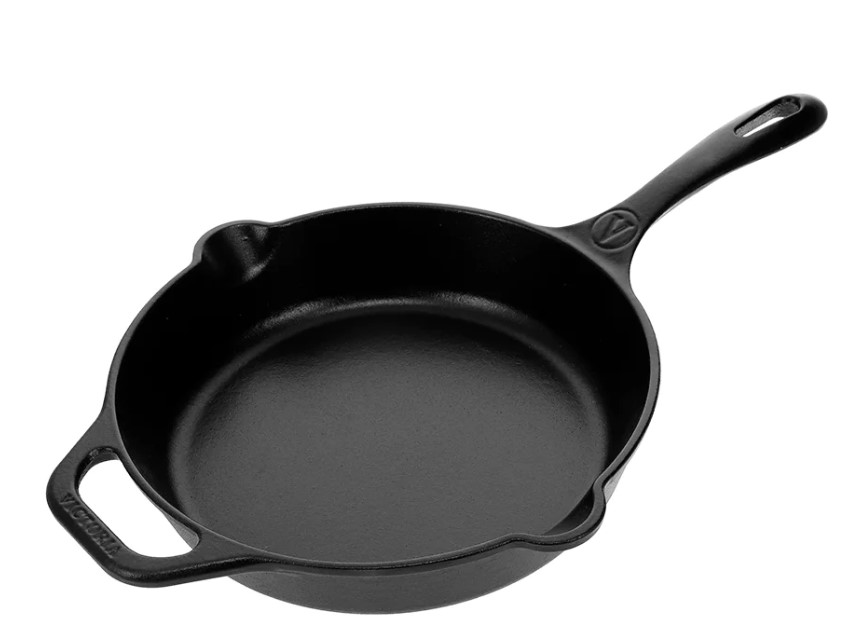 VICTORIA Combo x 3 Sartenes de 16 CM, 20 CM y 25 CM de Hierro Fundido Esmaltado