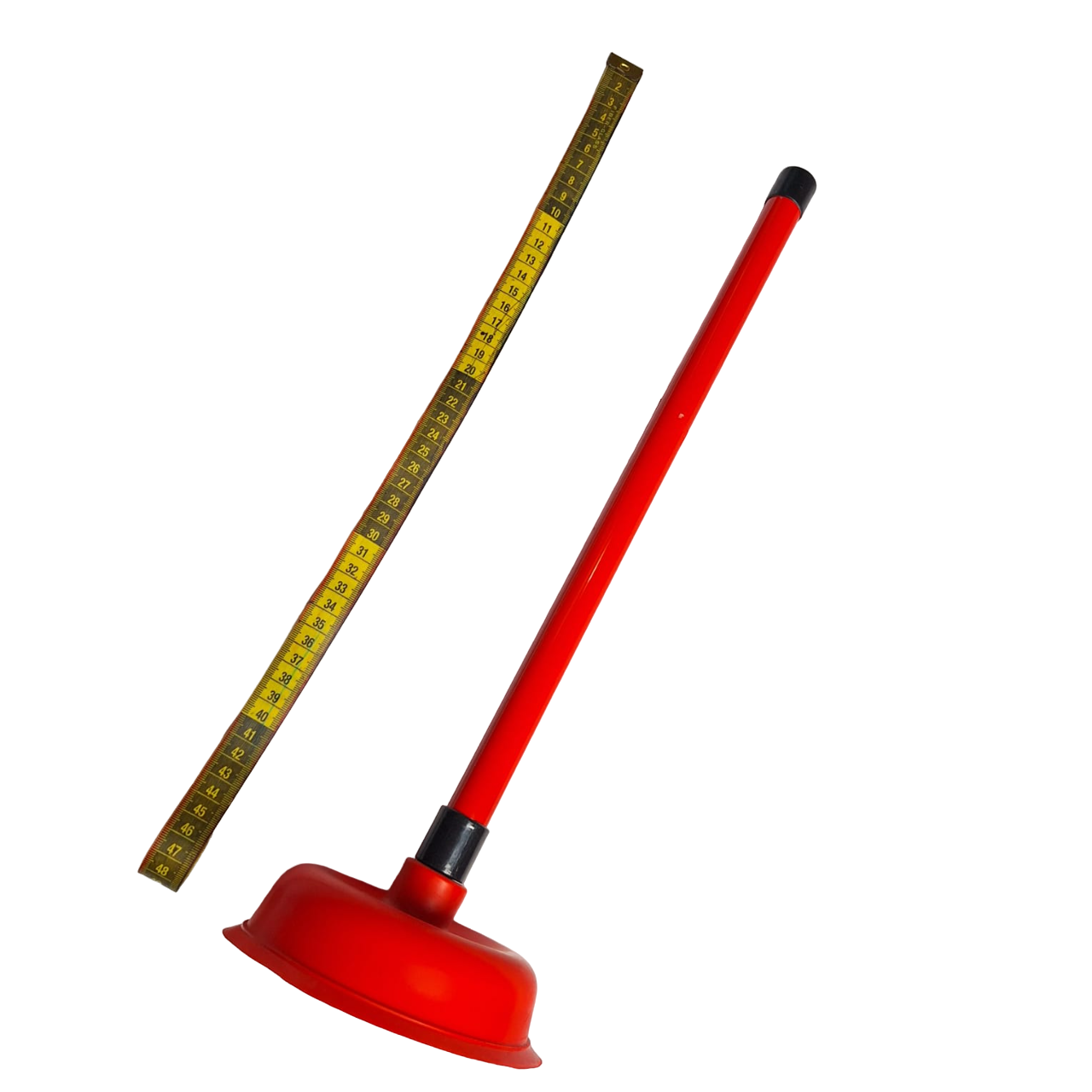 Bomba Manual Destapador De Drenaje Limpieza Inodoro Color Rojo