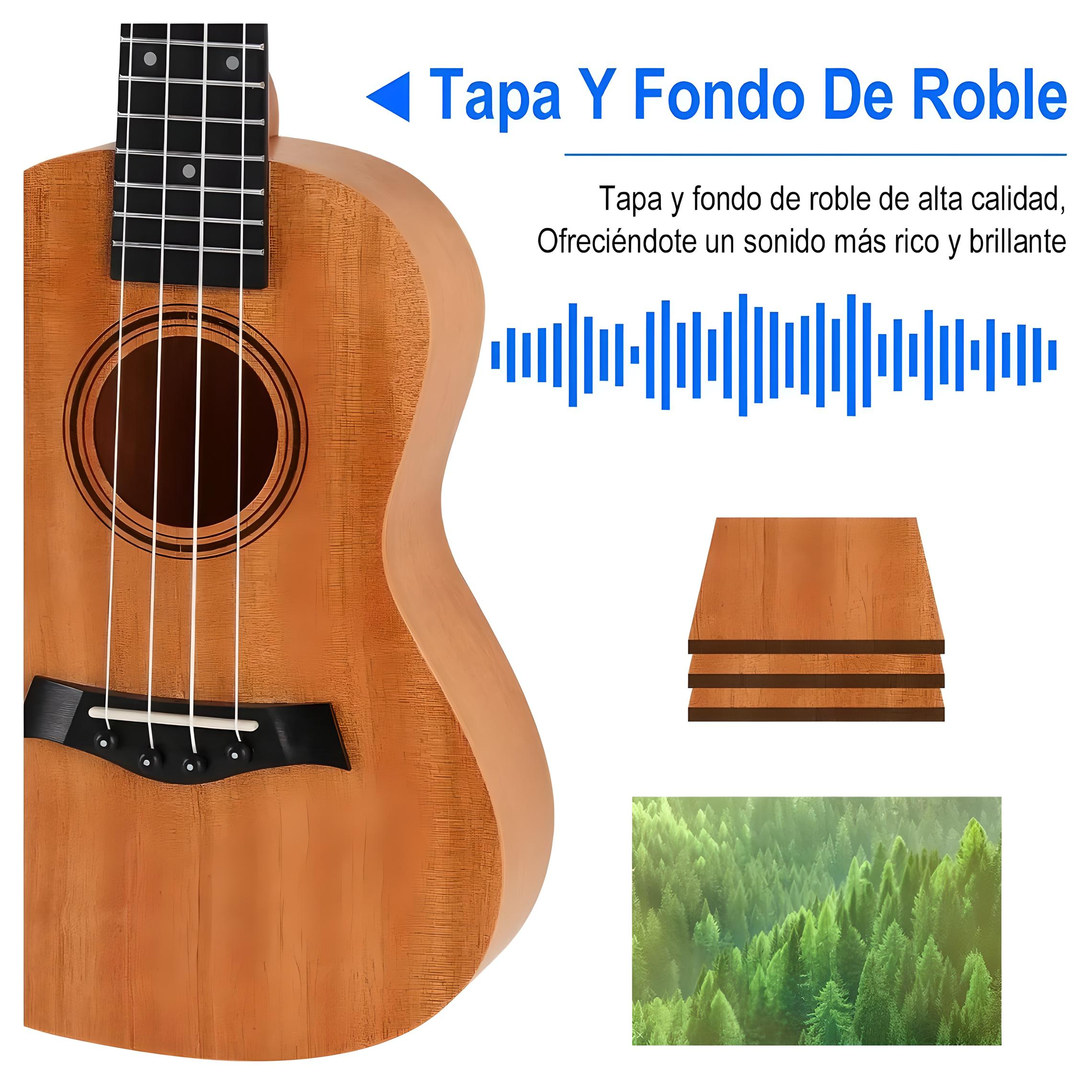 Kit De Soprano Concierto Acustico 23in Universal Ukelele